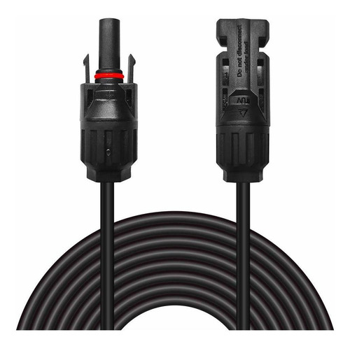 Newpowa Cable Extension Solar Negro Pie (pies) Awg Mm²) Para