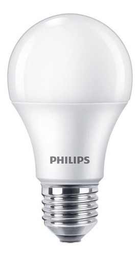 Lampara Led Philips 10w/65w Luz Fria E27 Rosca Comun