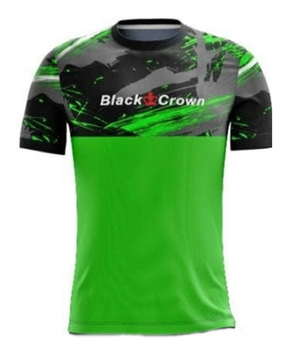Remera Black Crown Eco Dry Deportiva Padel Tenis Hombre