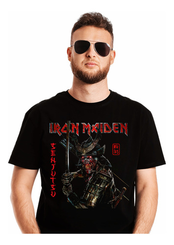 Polera Iron Maiden Senjutsu Metal Abominatron