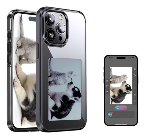 Funda De Teléfono Con Pantalla Para Fotos Instantáneas