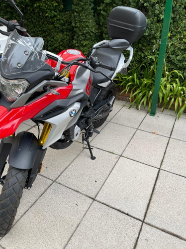 Moto Bmw G 310 Gs 2018 Gris Roja Titular Accesorios Nuevas