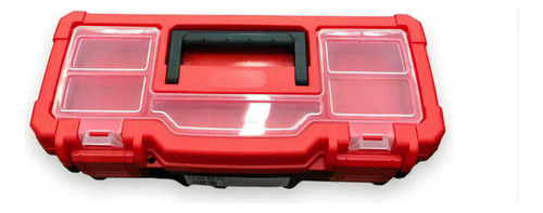 Caja De Herramientas Plástico Abs Con Charola 33x15.4x13.2cm Color Negro