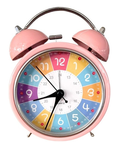 Reloj Despertador Para Niños Decorativo Enseñanza De Tiempo