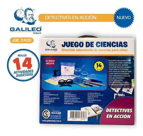 Juego Ciencias Detectives En Acción Galileo Italy
