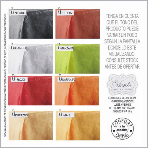 Mantel Antimancha Labrado -2 Mts Y 2,50 Mts- 100% Poliester