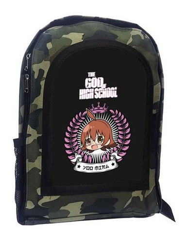 Mochila Camuflada The God Of High School A7