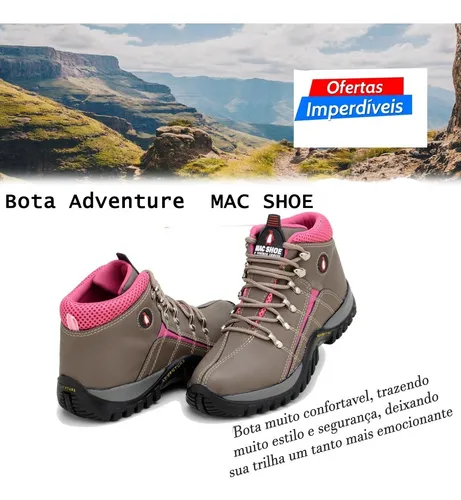 Bota Coturno Tenis Adventure Masculino Feminino Trilha