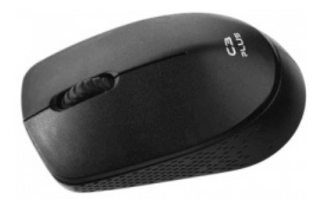 Imagem 2 de 3 de Mouse Sem Fio C3plus M-w17bk 1000dpi Preto