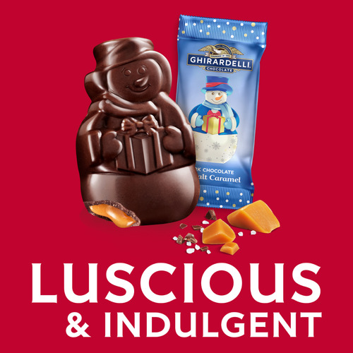 Ghirardelli Hombres Nieve Chocolate Amargo + Salted Caramel