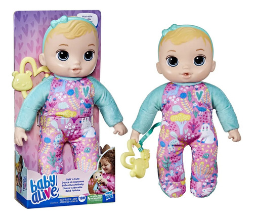 Hasbro Baby Alive Muñeca Pelo Rubio Y Linda 