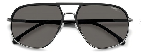 Óculos de sol polarizados de rutênio escuro Carrera 318/s Rzzm9 Shape Aviator com acessórios