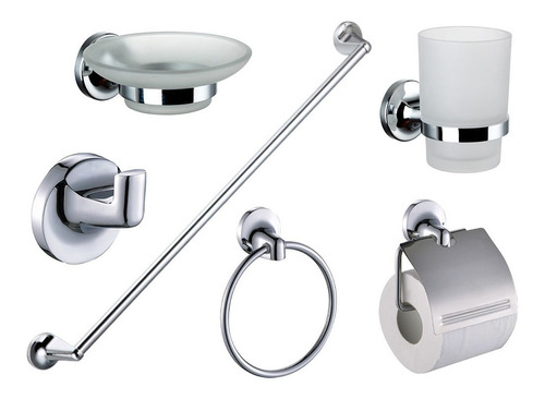 Accesorios De Baño Kit Juego Dantes Orleans 6 Piezas Cuotas
