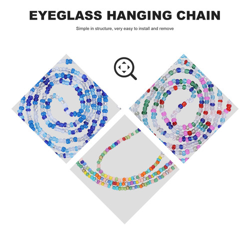 3 Cadenas Delicadas Para Anteojos, Cadena Para Anteojos