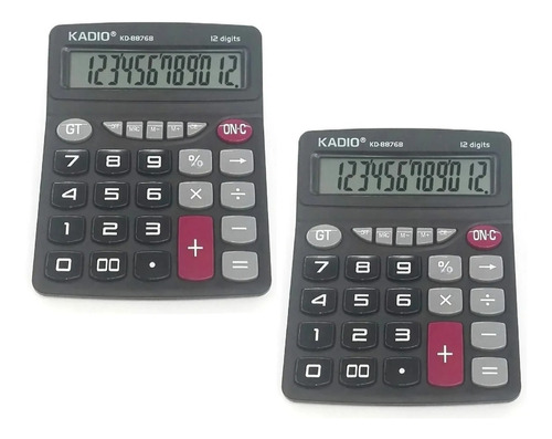 2 Calculadora 12 Digitos Calculadora Kadio Calculadora 8869b