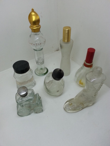 Frasco De Perfumeros Perfumes Lote De 7 Unidades
