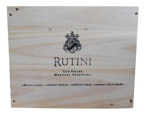 Cofre Madera Rutini Colección X 4 - Ideal Para Regalar