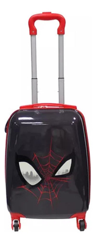 Maleta Infantil 4 Ruedas Spiderman Sp1274-s