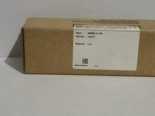 Pepperl+fuchs Nbb20-u1-e2 (Usado)