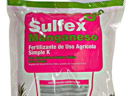 Sulfato De Manganeso Soluble Hidroponía X Kg