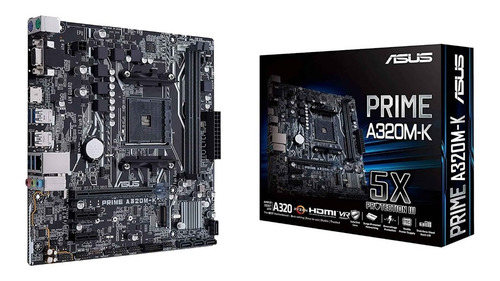 Imagen 1 de 8 de Tarjeta Madre Am4 Asus Prime A320m-k Am4 Motherboard Am4