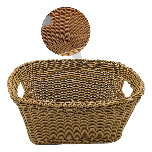 Cesta De Almacenamiento De Ratán Para Ropa