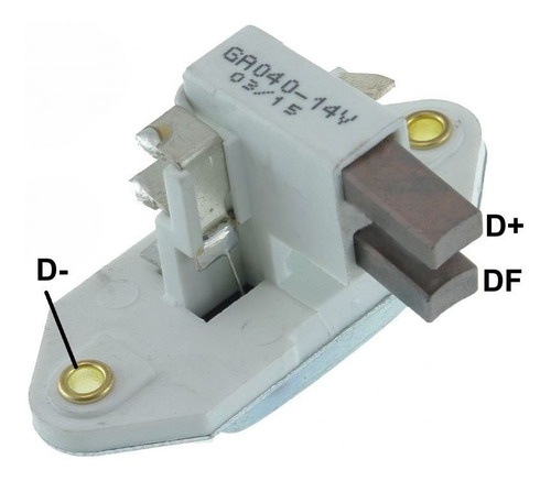 Regulador Voltaje Alternador Vw Gol 1000 / Chevrolet S10