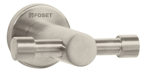 Gancho Doble Satinado Para Toalla Línea Element, Foset 49673