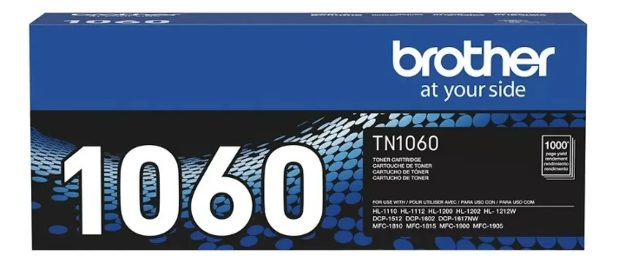 Toner Brother Tn1060 Preto Para Hl1212 Hl1202 Dcp1602 Dcp1617