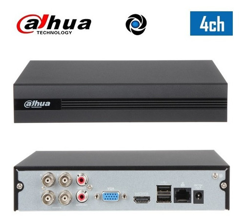Imagen 3 de 7 de Dvr Xvr Seguridad Dahua 4ch 1080p Hd + Ip Hdmi Vga Cctv P2p