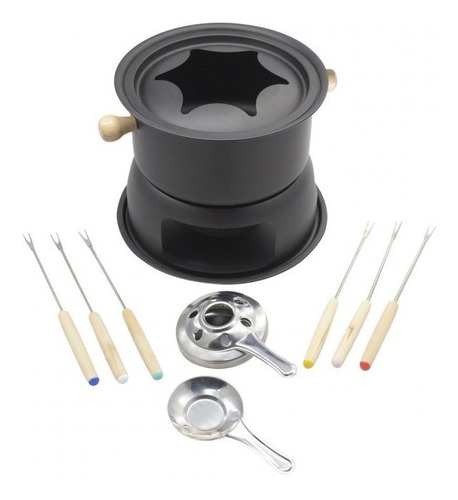 Imagen 2 de 4 de Fondue Set Teflón Antiadherente Base Pinchos Pettish Online