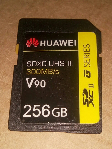 Cartão De Memória Sd Huawei 256gb + Brindes Sem Uso