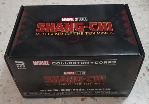 Caja Marvel Collector Corps Shang-chi Talla M Nueva !!!