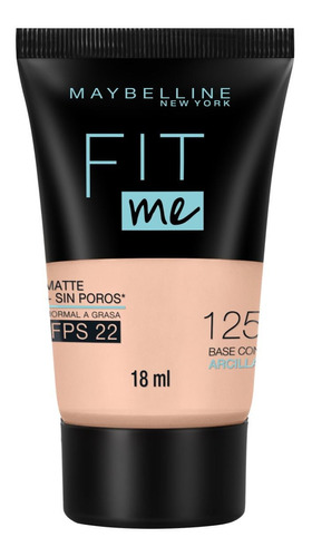 Base Maybelline Fit Me Mini Nude Beige 125 Spf 22