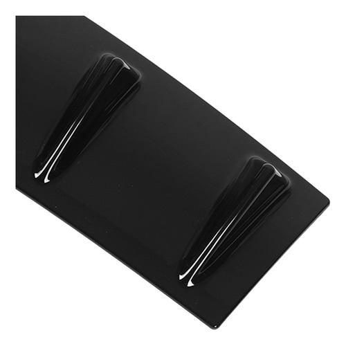 Deflector Negro Negro, 3 Piezas, Chasis, Aleta Trasera Unive