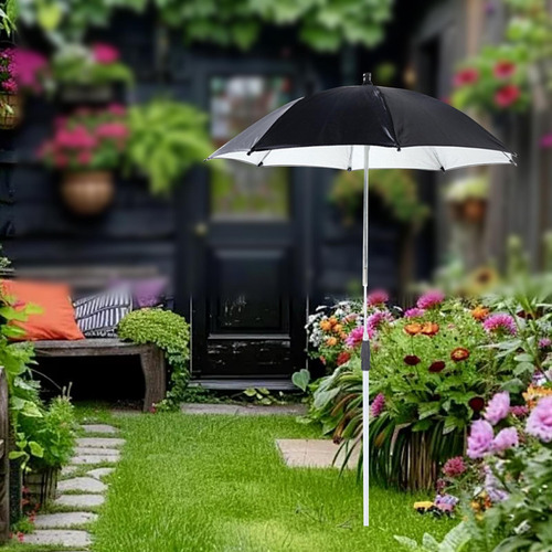 Acessórios De Guarda -chuva De Planta Guarda -chuva Preto