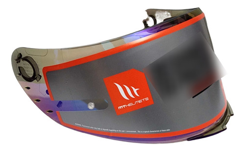 Visor De Casco Rapide Mt-v-14 En Aolmoto 