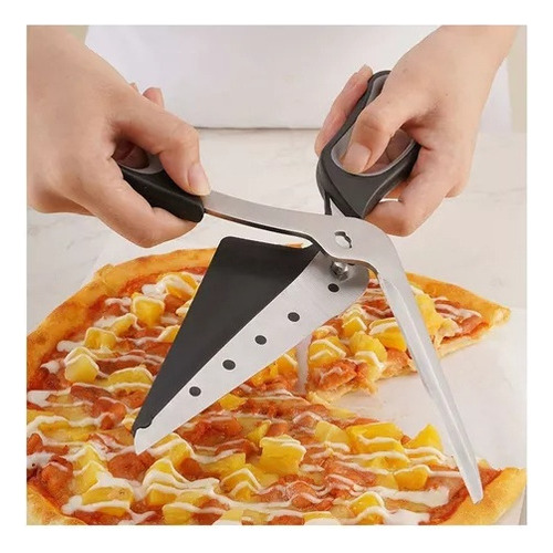 Cnn Pala For Pizza 2 En 1, Tijeras, Tabla Cortar