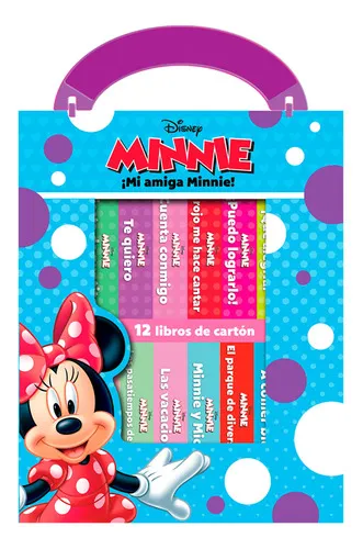 comprar Mi Amiga Minnie - Biblioteca De 12 Libros, De Disney. Editorial Pi Kids, Tapa Blanda En Español, 2022