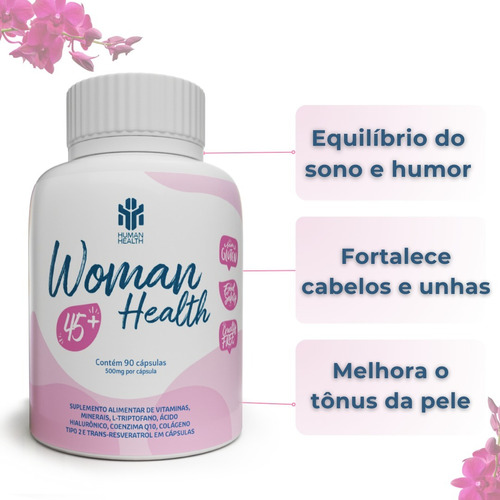 Suplemento Vitamina K2 Mk7 Coezimaq10 Colageno Woman Health Sabor Neutro