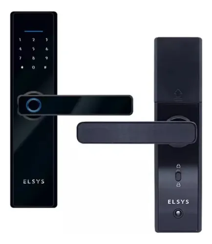 Fechadura Digital De Embutir Com Biometria e Senha Esf-de2000b Pr...