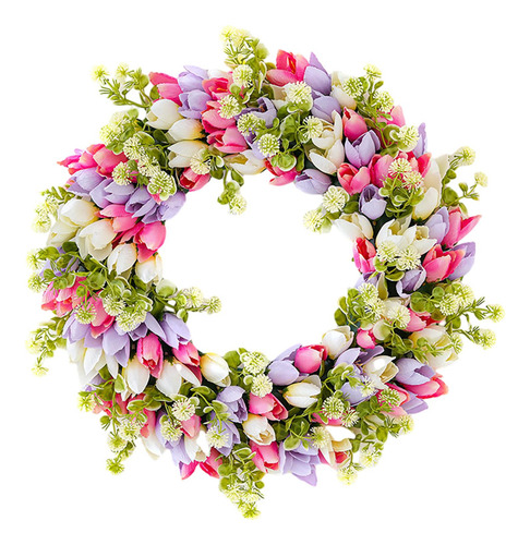Corona De Flores De Tulipán Artificial Corona Del Estilo A