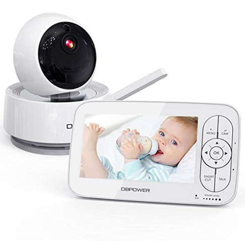 Monitor De Bebé De 1080p 5'' Con Cámara Y Audio