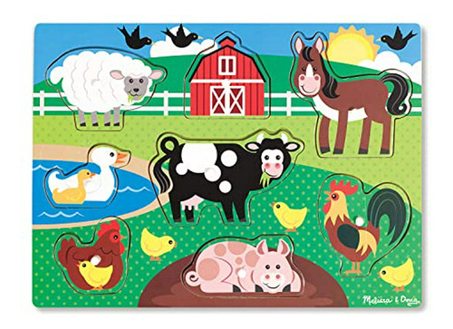 Puzle Granja Madera Melissa & Doug