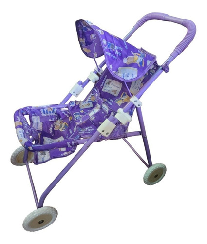 Coche De Muñecas Bebé Juguete 4 Ruedas Plegable