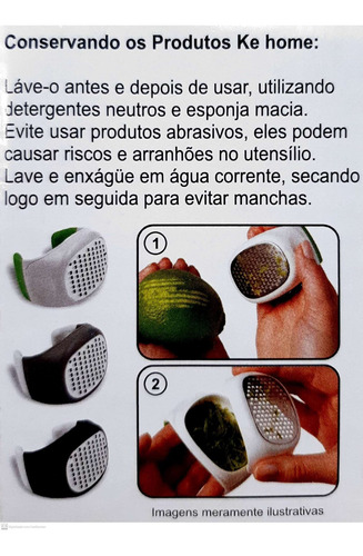 Imagem 6 de 7 de Ralador Para Casca De Frutas Com Reservatório Kehome