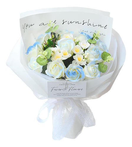 Bouquet De Rosas De Jabón Artificial Para Sus Estilo B
