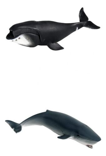 2x Realistas De Baleias Marinhas De Para Crianças Estilo 6