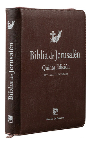 Libro Biblia De Jerusalén. 5ta Edición (funda + Cierre)