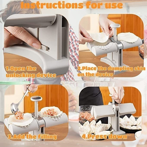 . Fabricante Automático De Bolinho De Massa De Cabeça Dupla